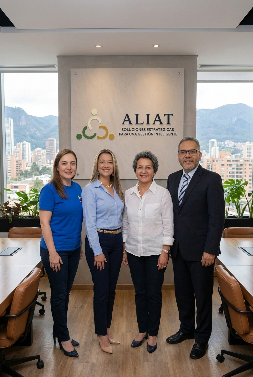 Equipo de ALIAT Consultoría Estratégica acompañando a empresas con consultoría financiera, contable y estratégica